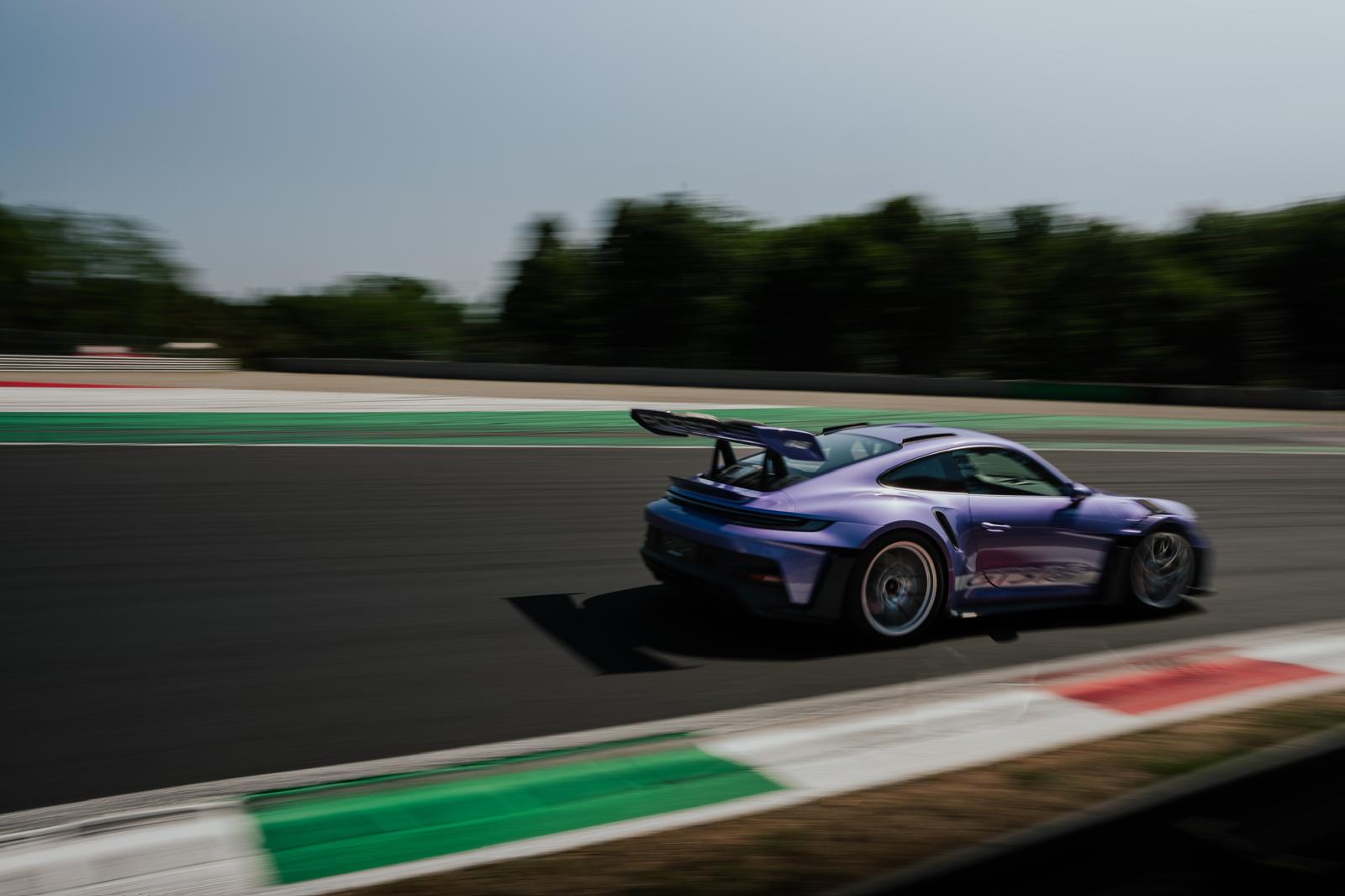 GT3 RS bei hoher Geschwindigkeit